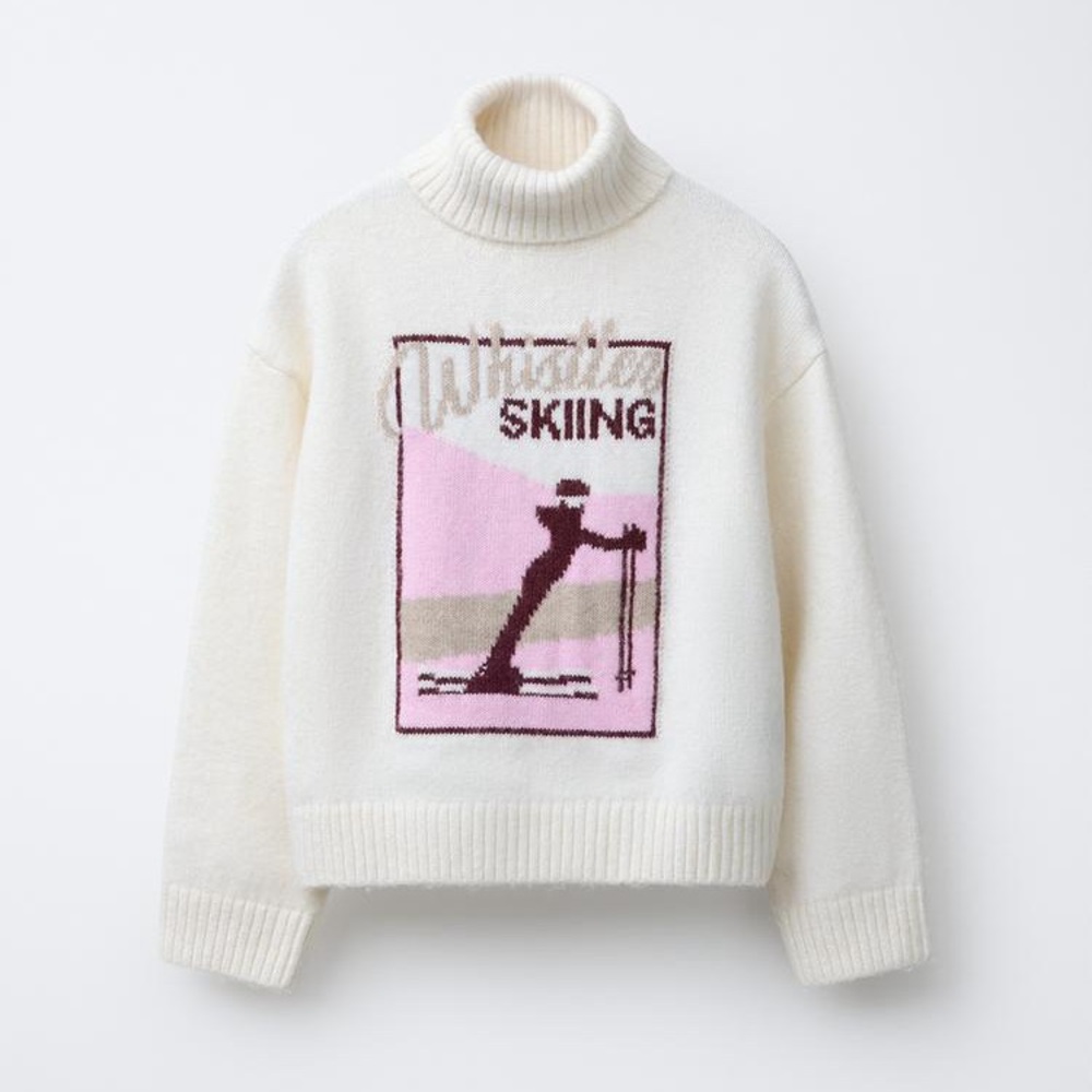 ZARA SKI GIRL KNIT JUMPER SKI COLLECTION
